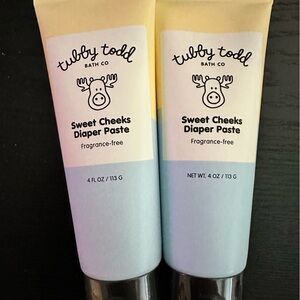 Tubby Todd Sweet Cheeks Diaper Paste - Blue and Cream